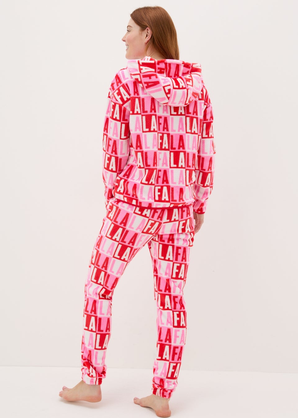 Pink Falala Fleece Pyjama Set