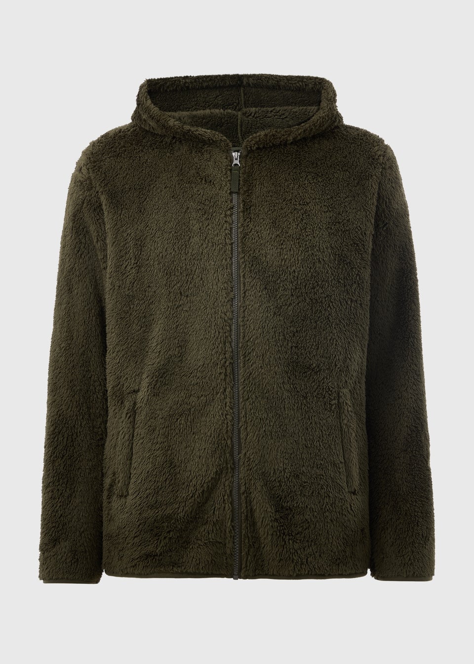 Khaki zip up hoodie 2025