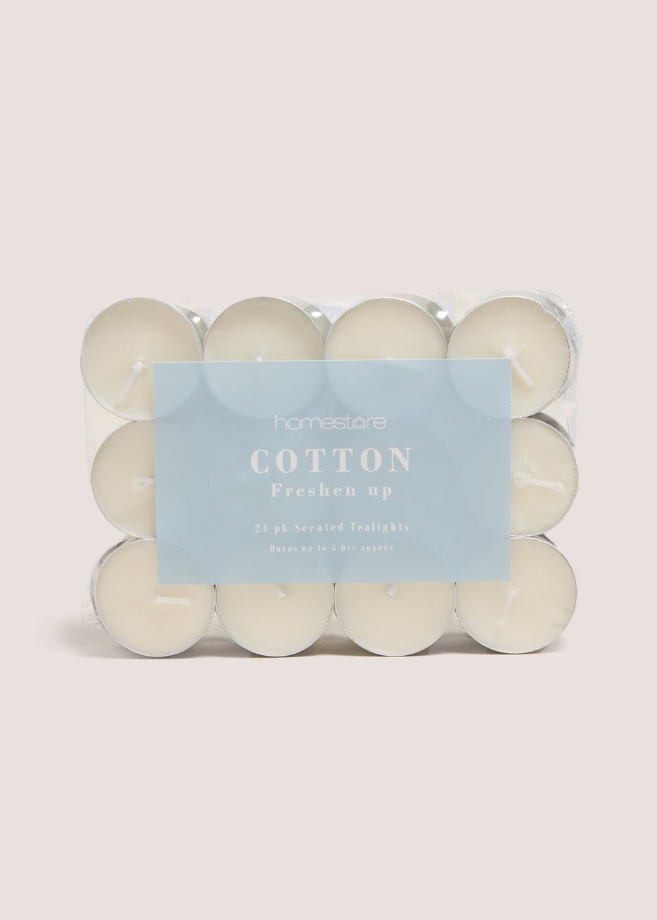 24 Pack Cotton Tea Lights