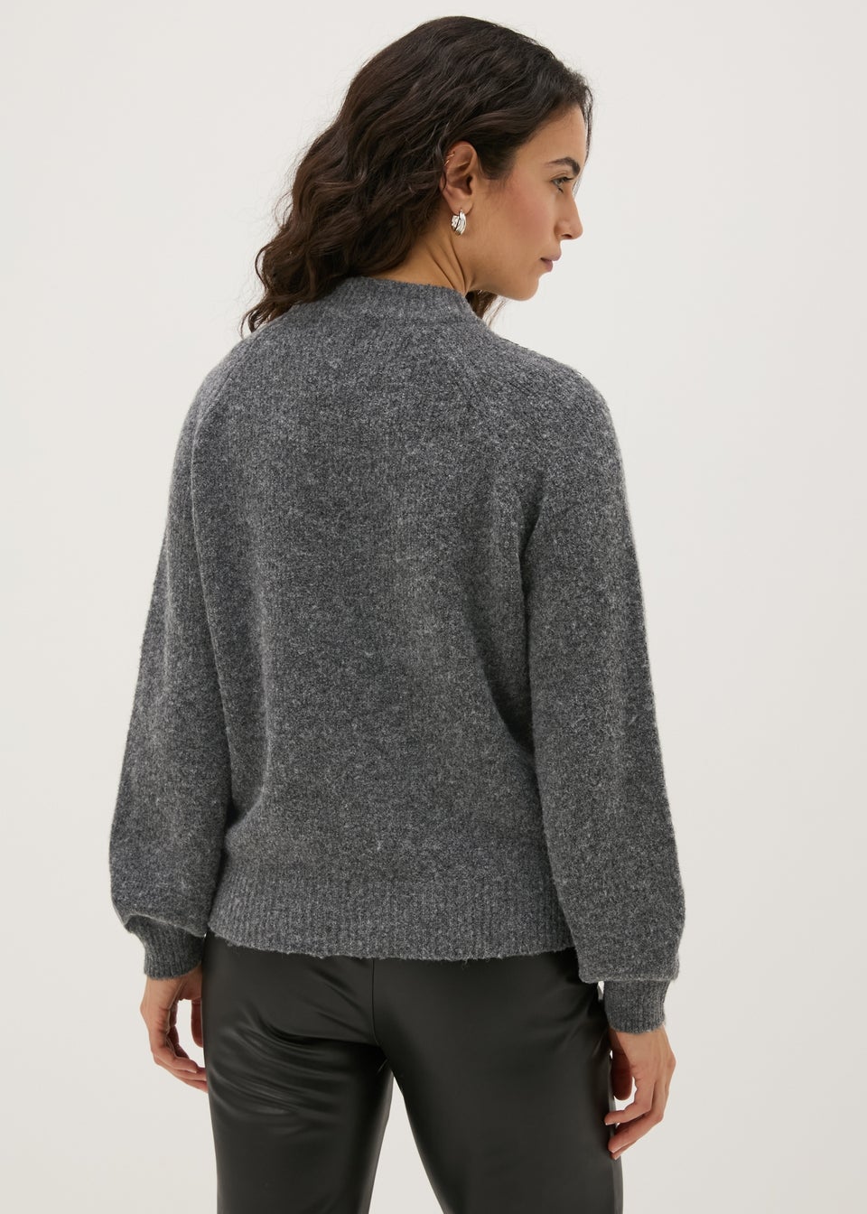 Papaya Petite Charcoal Scatter Sequin Jumper Matalan