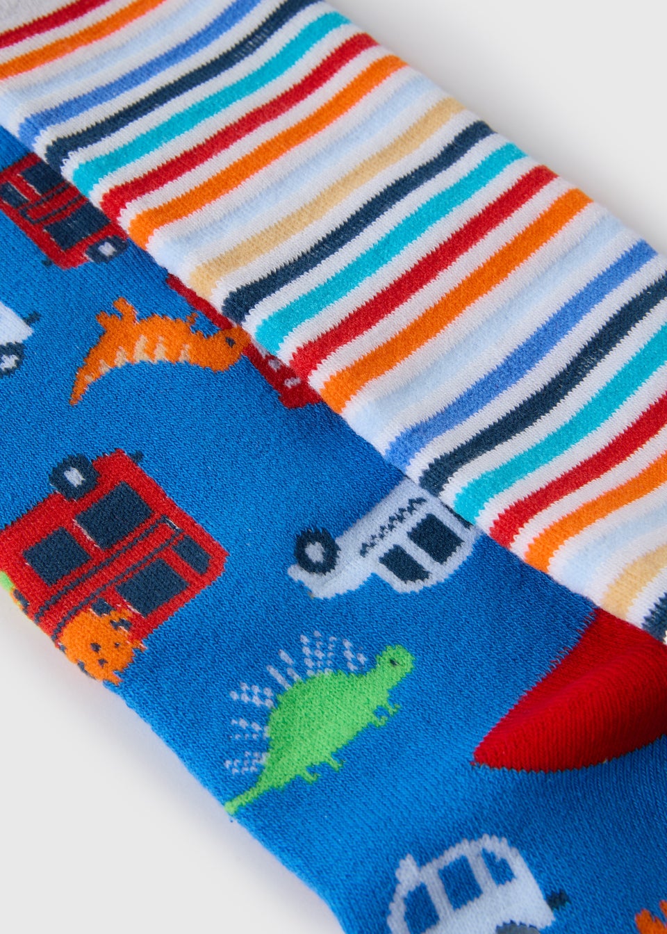Boys Multicolour Welly Socks Younger 6 Older 6.5 Matalan