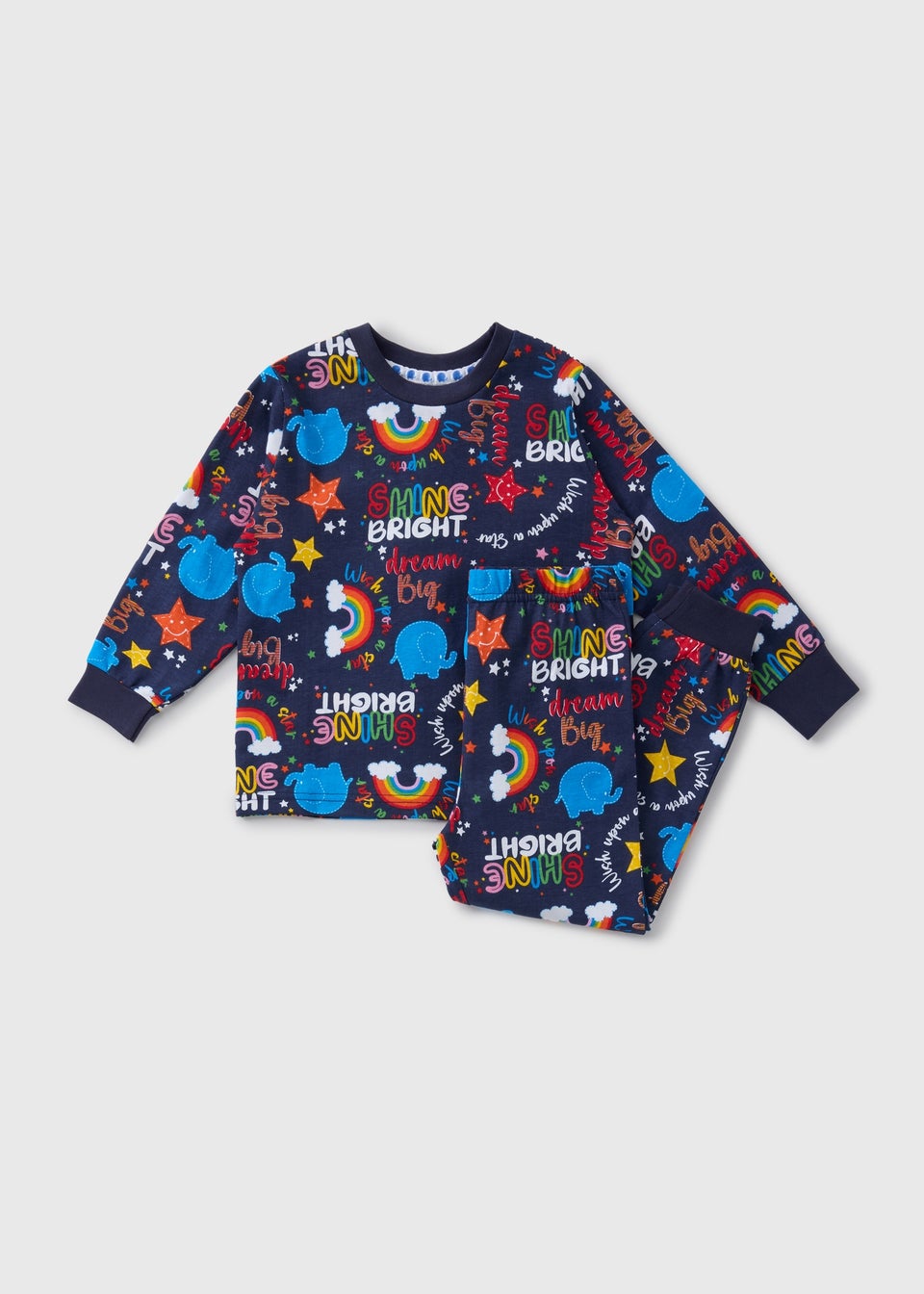 Alder Hey Kids Navy Pyjama Set 2 13yrs Matalan
