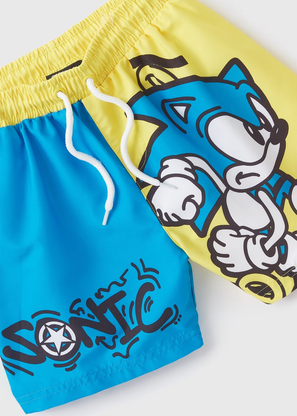 Sonic Kids Blue Swim Shorts 2 9yrs Matalan
