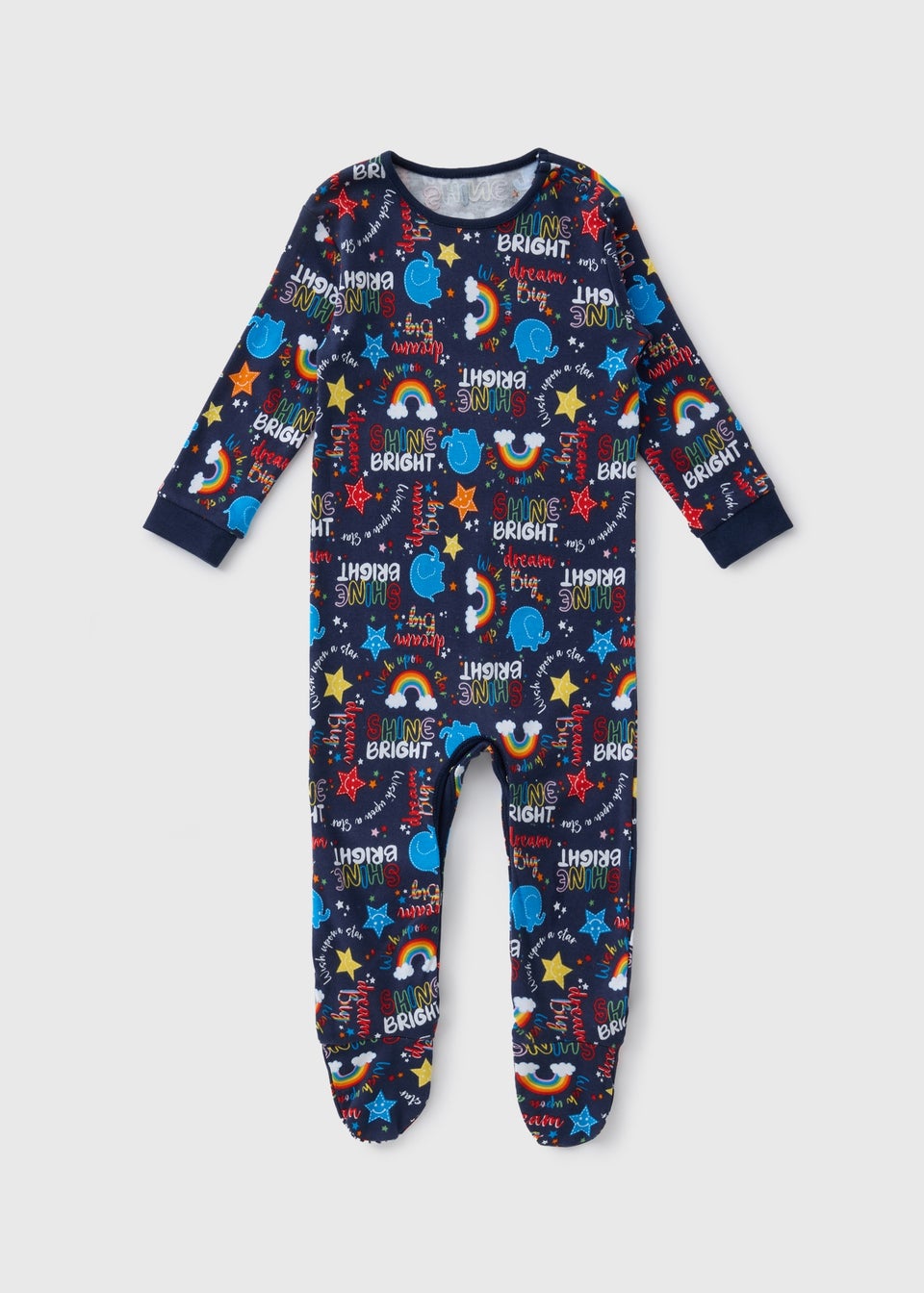 Alder Hey Baby Navy Sleepsuit Newborn 23mths Matalan