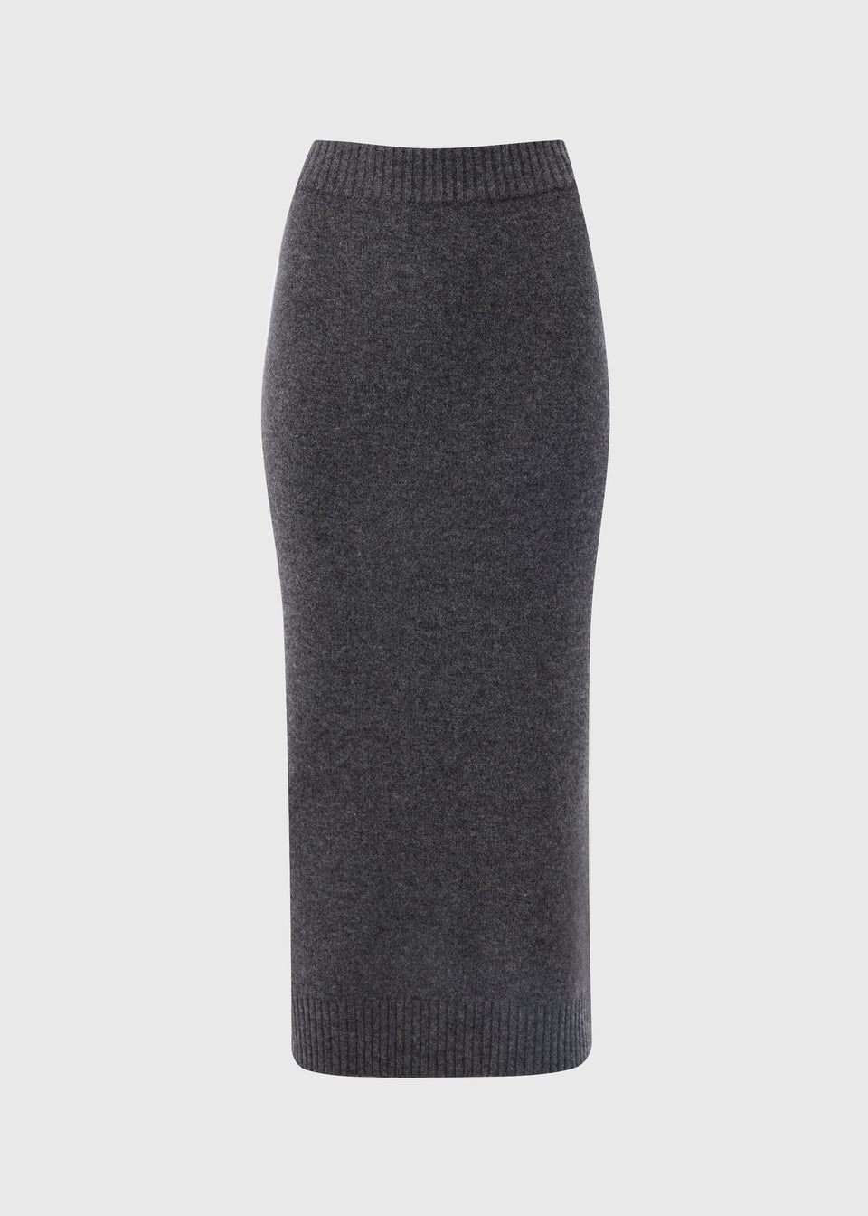 Charcoal Co-Ord Knitted Skirt