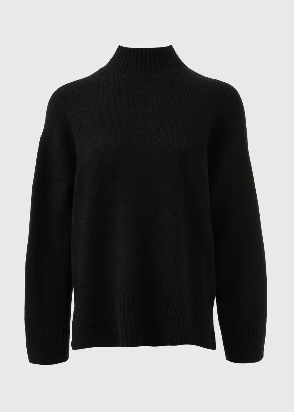 Black High Neck Jumper Matalan