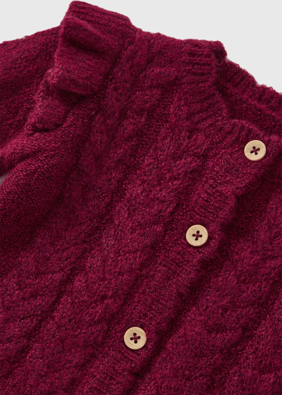 Children's burgundy cardigan clearance