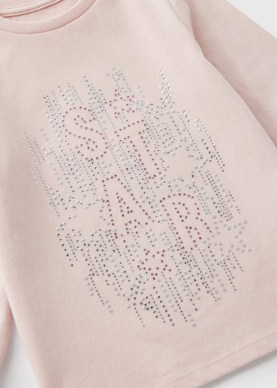 Girls Pink Star Long Sleeve Top (1-7yrs)