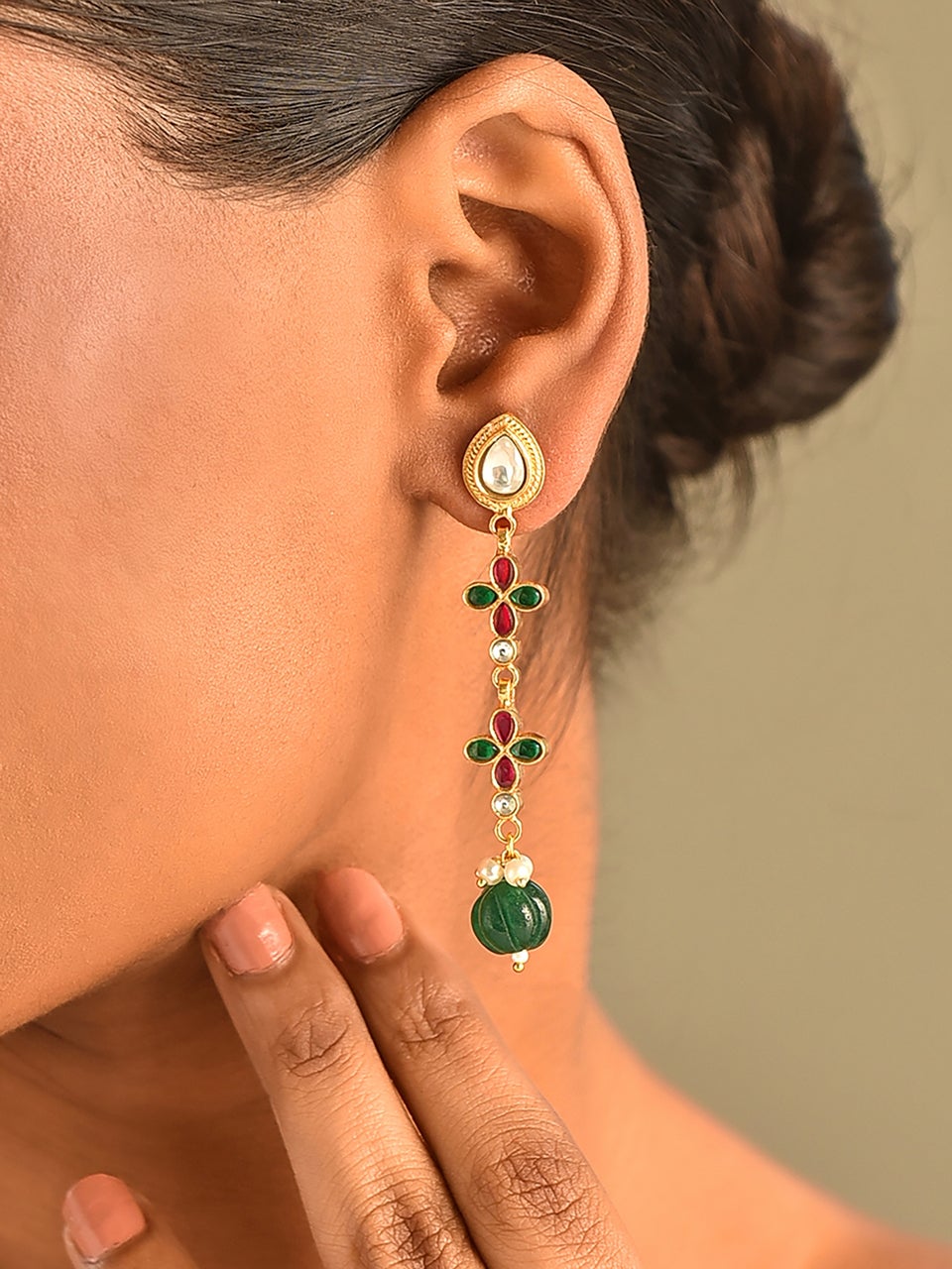 Women Gold Earrings