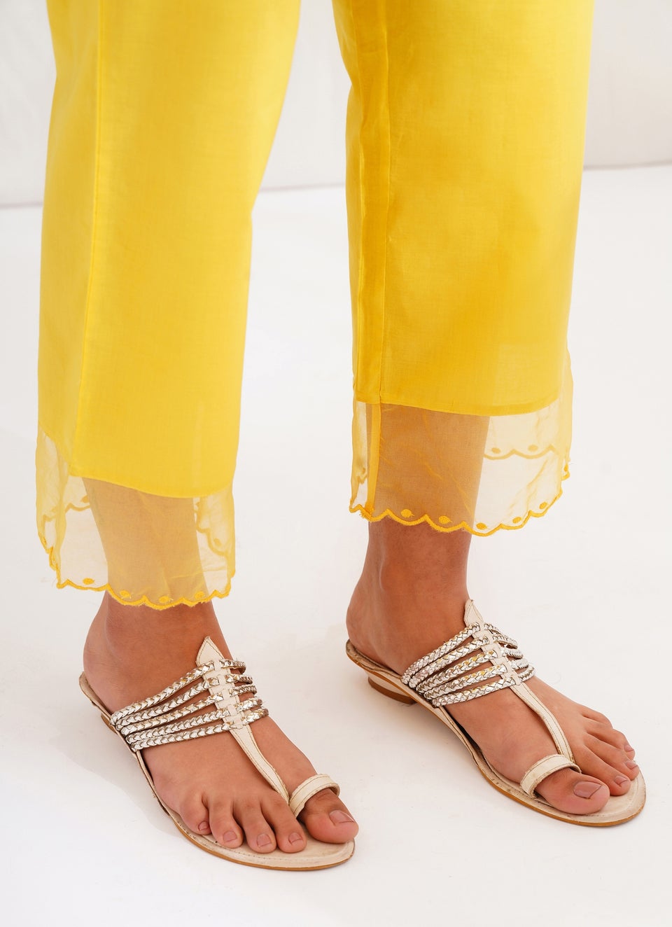 Women Yellow Pant - XS