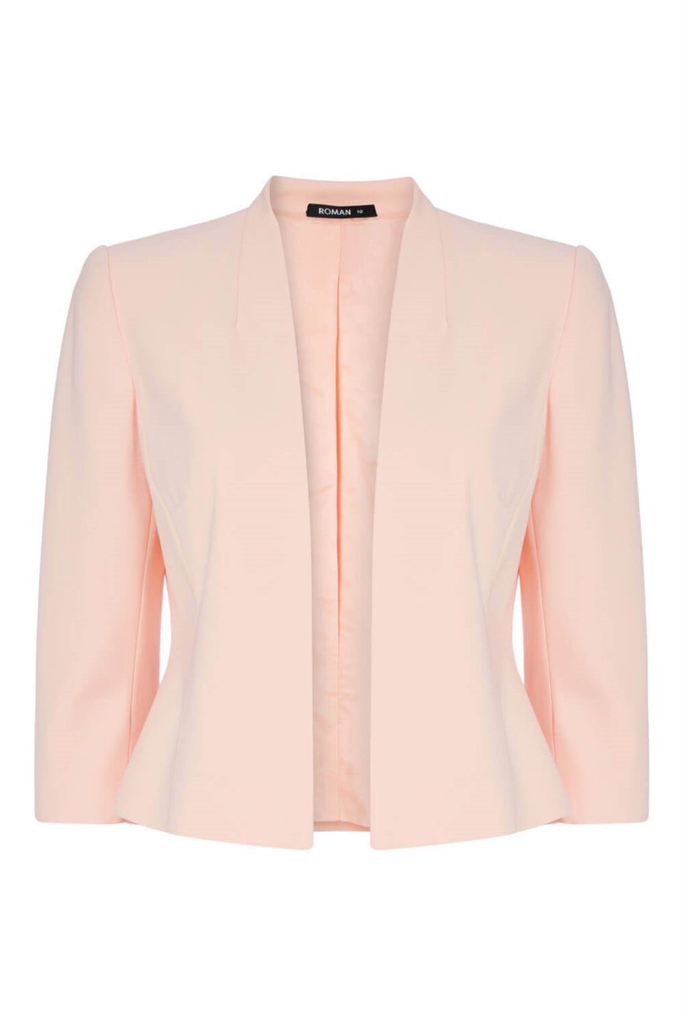 Roman Light Pink 3/4 Sleeve Rochette Jacket