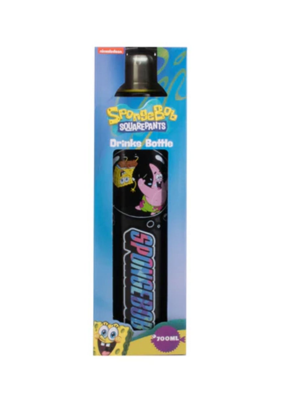 SpongeBob Bottle - 700ml Steel - Bubbles