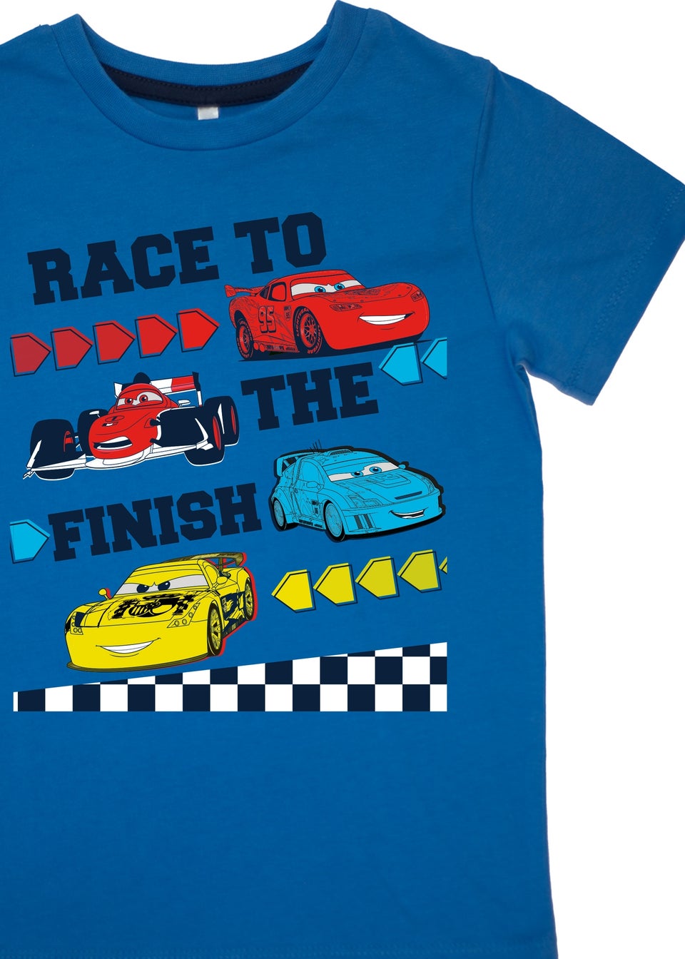 Disney Cars Race To The Finish Boys Royal Blue Camo Pyjamas (3-8 Years)