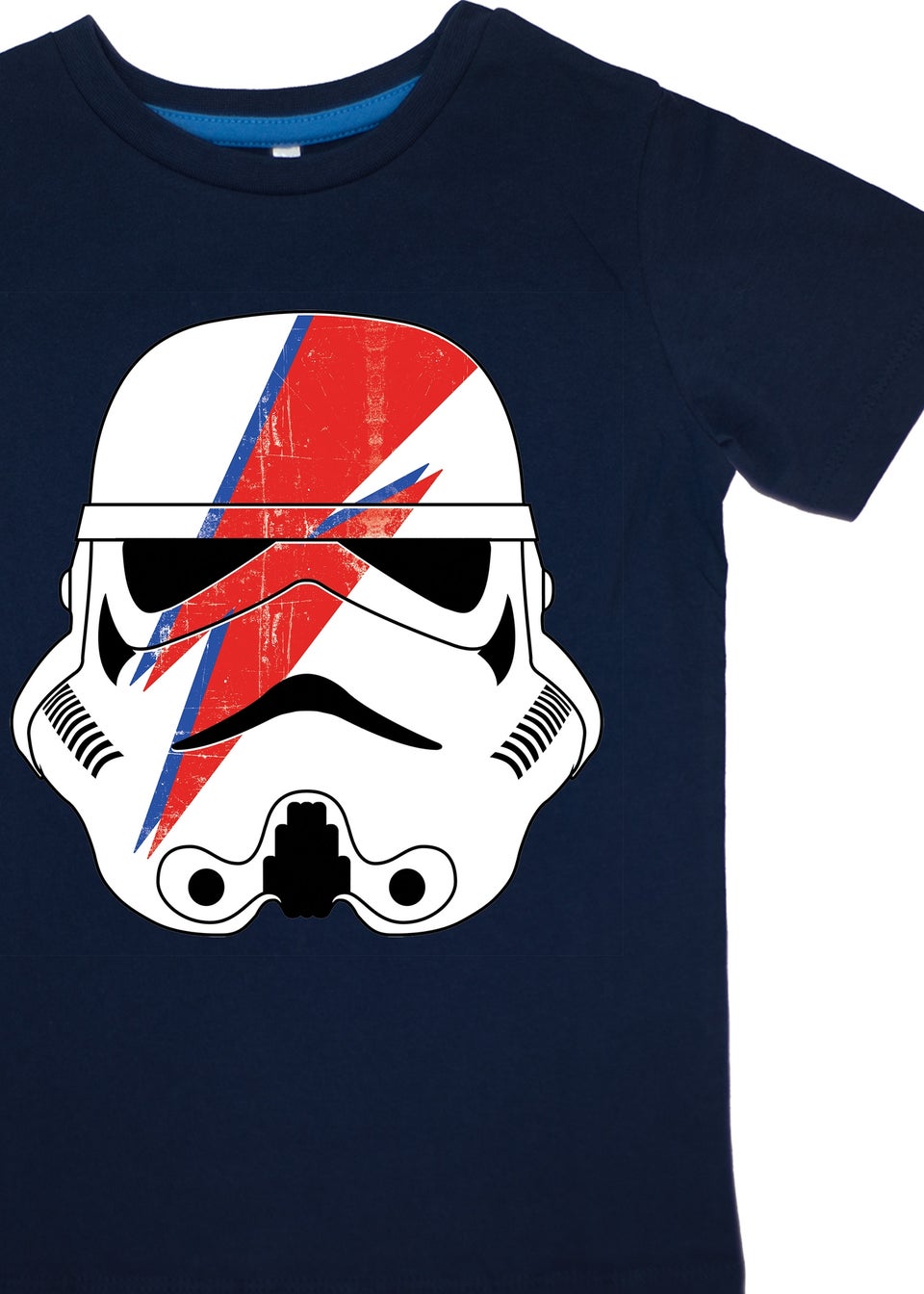 Star Wars Stormtrooper Flash Helmet Kids Navy Stripes Pyjamas (3-8 Years)