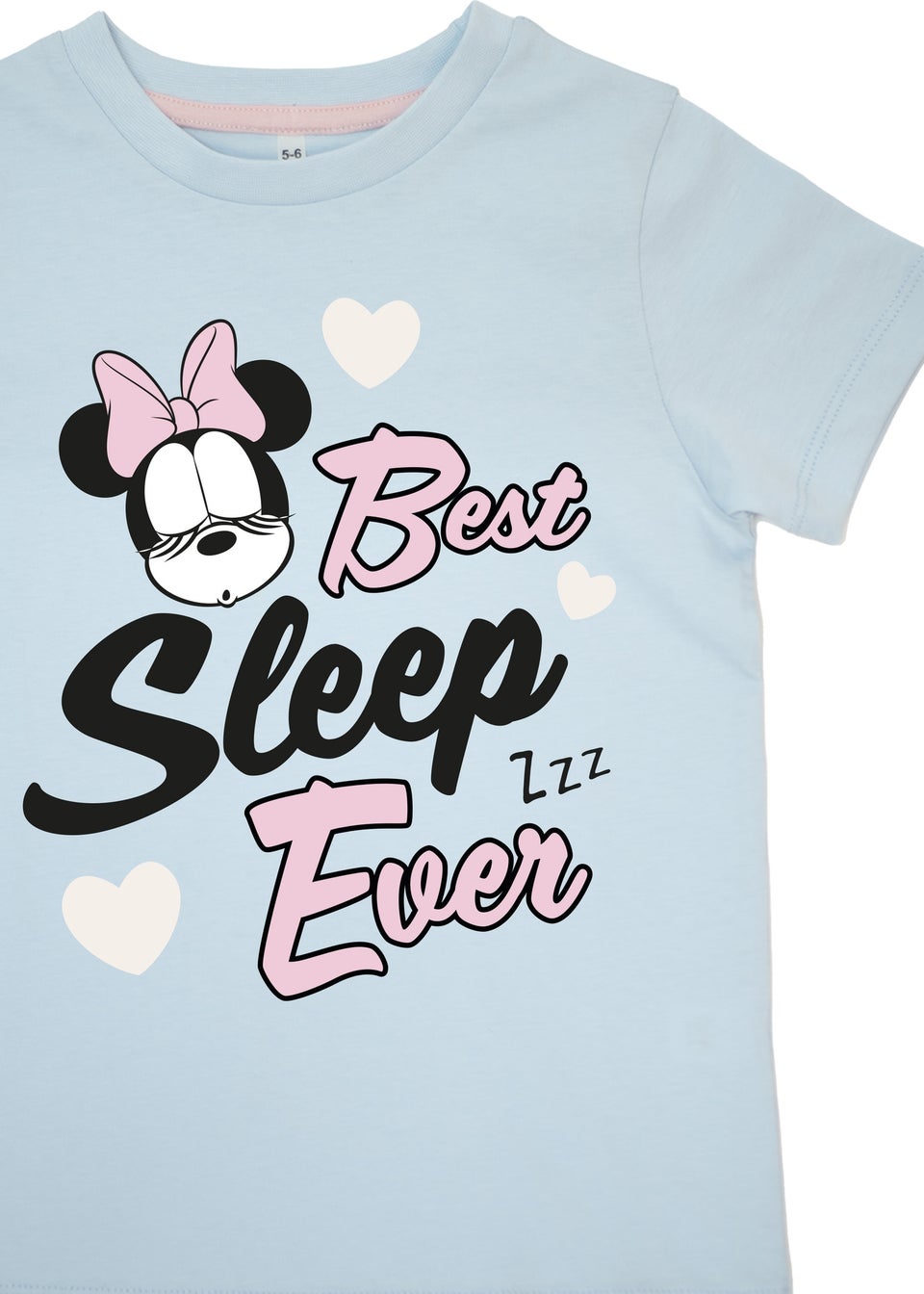 Disney Kids Baby Blue Minnie Mouse Best Sleep Ever Stars Pyjamas (3-8 Years)