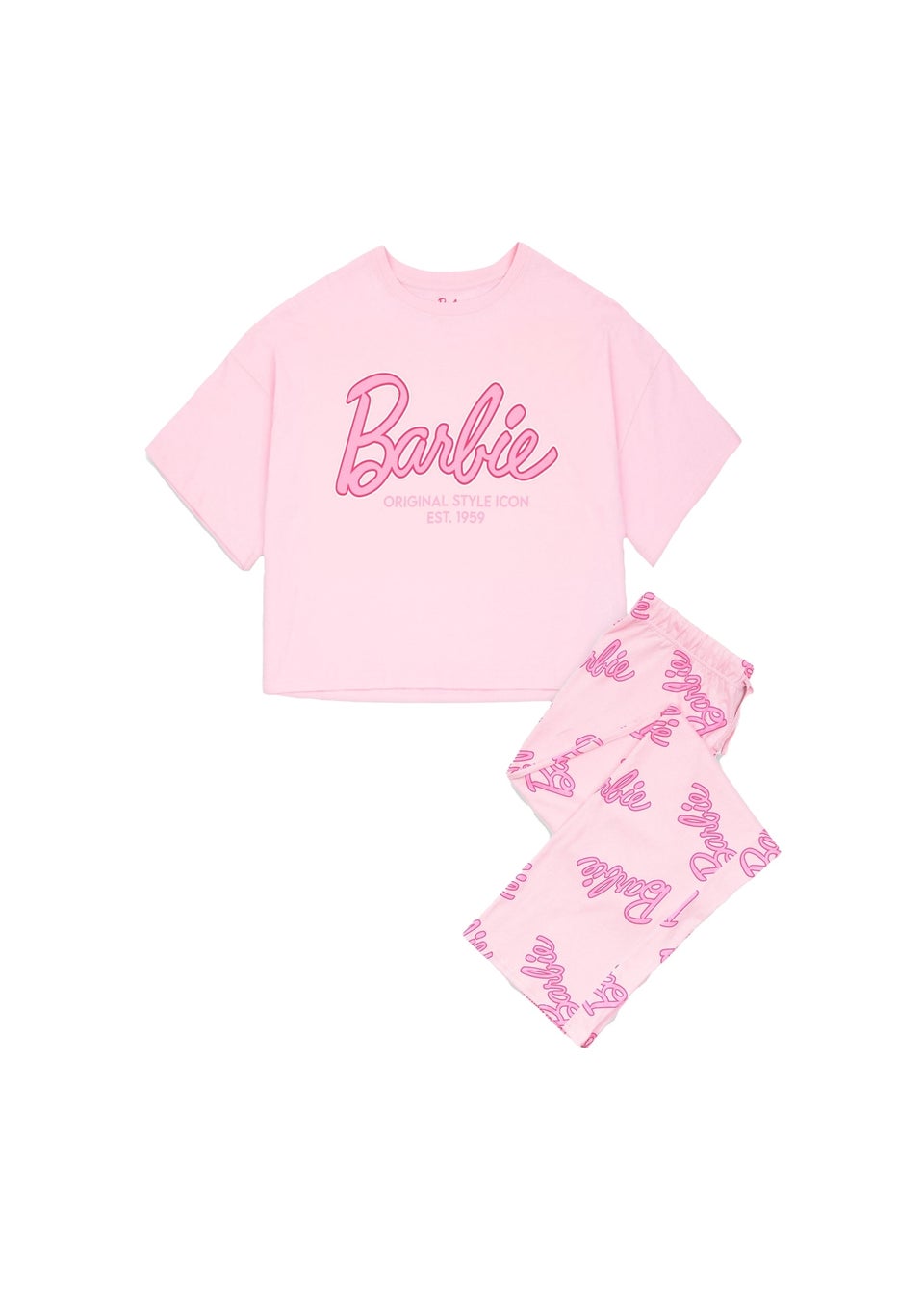 Barbie Pink Logo Pyjama Set