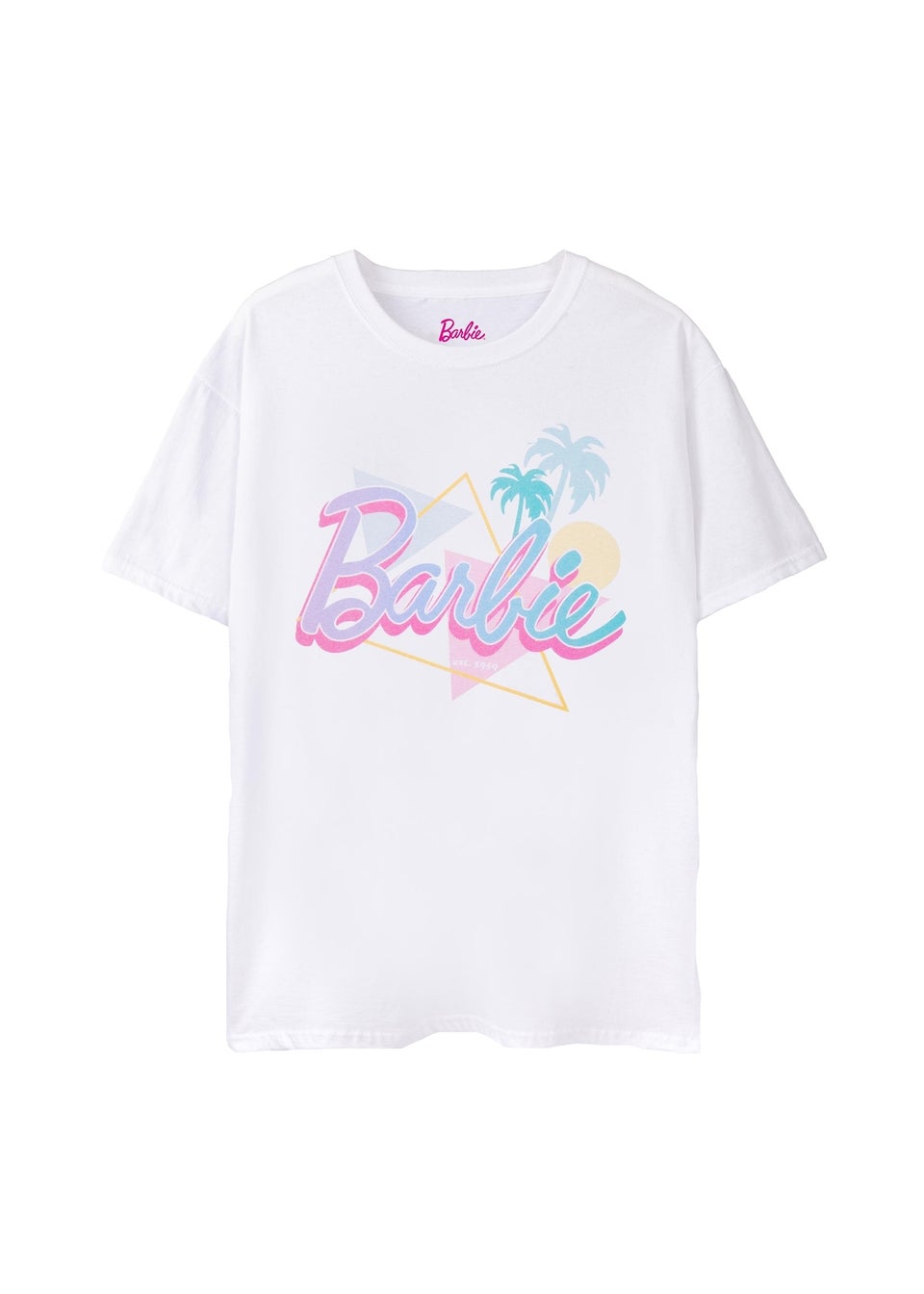 Barbie White Palm Tree T-Shirt