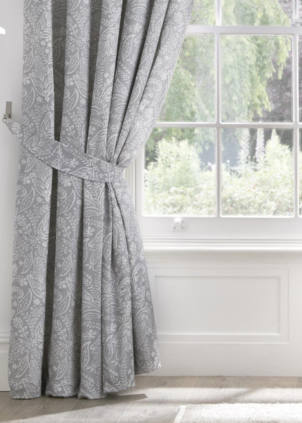 Dreams & Drapes Aveline Pencil Pleat Curtains With Tie-Backs