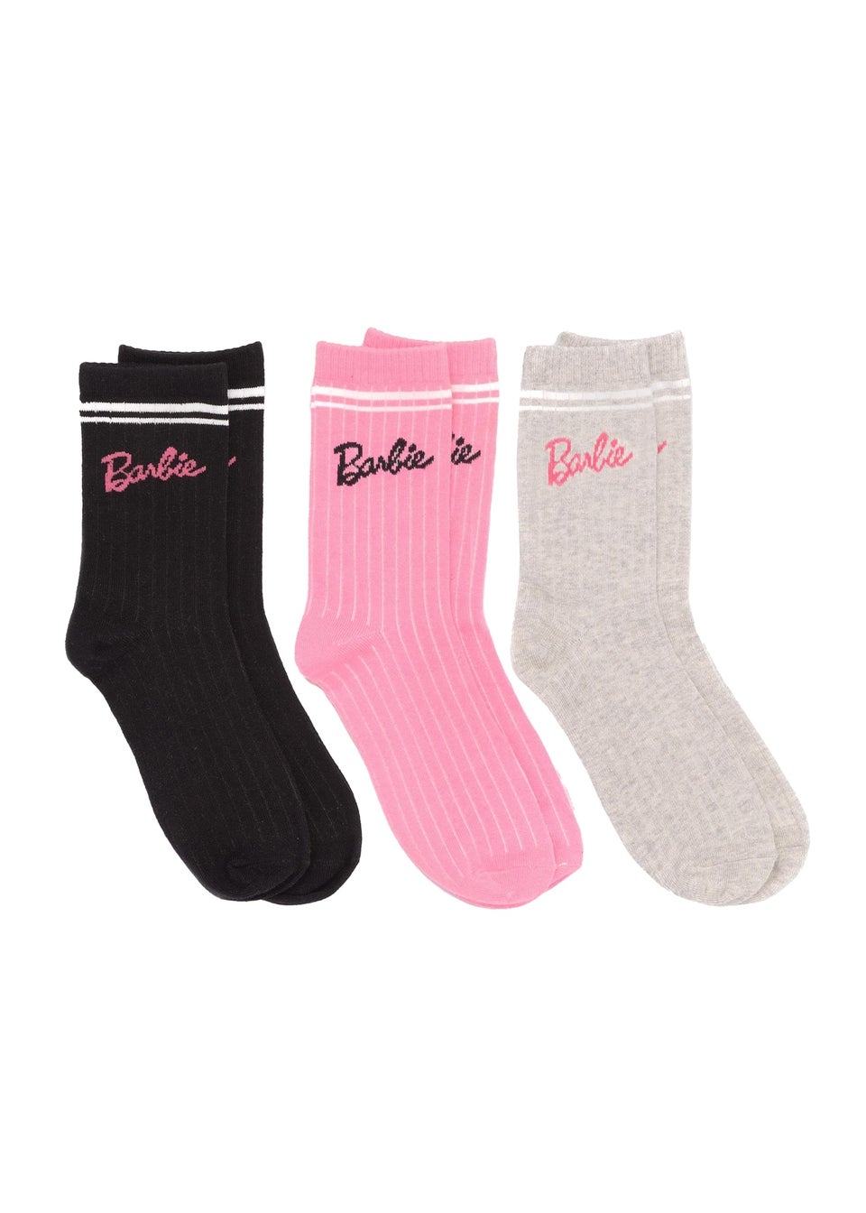 Barbie Pink Socks (Pack of 3)