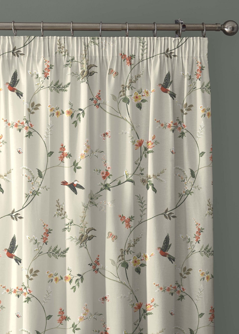 Dreams & Drapes Darnley Pencil Pleat Curtains With Tie-Backs