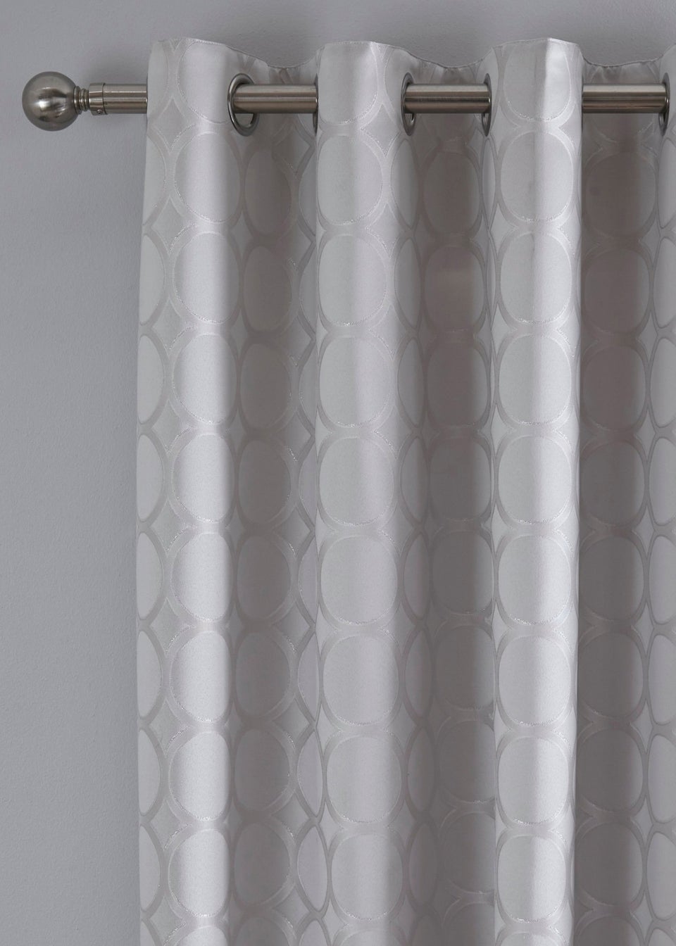 Appletree Boutique Cassina Silver Eyelet Curtains