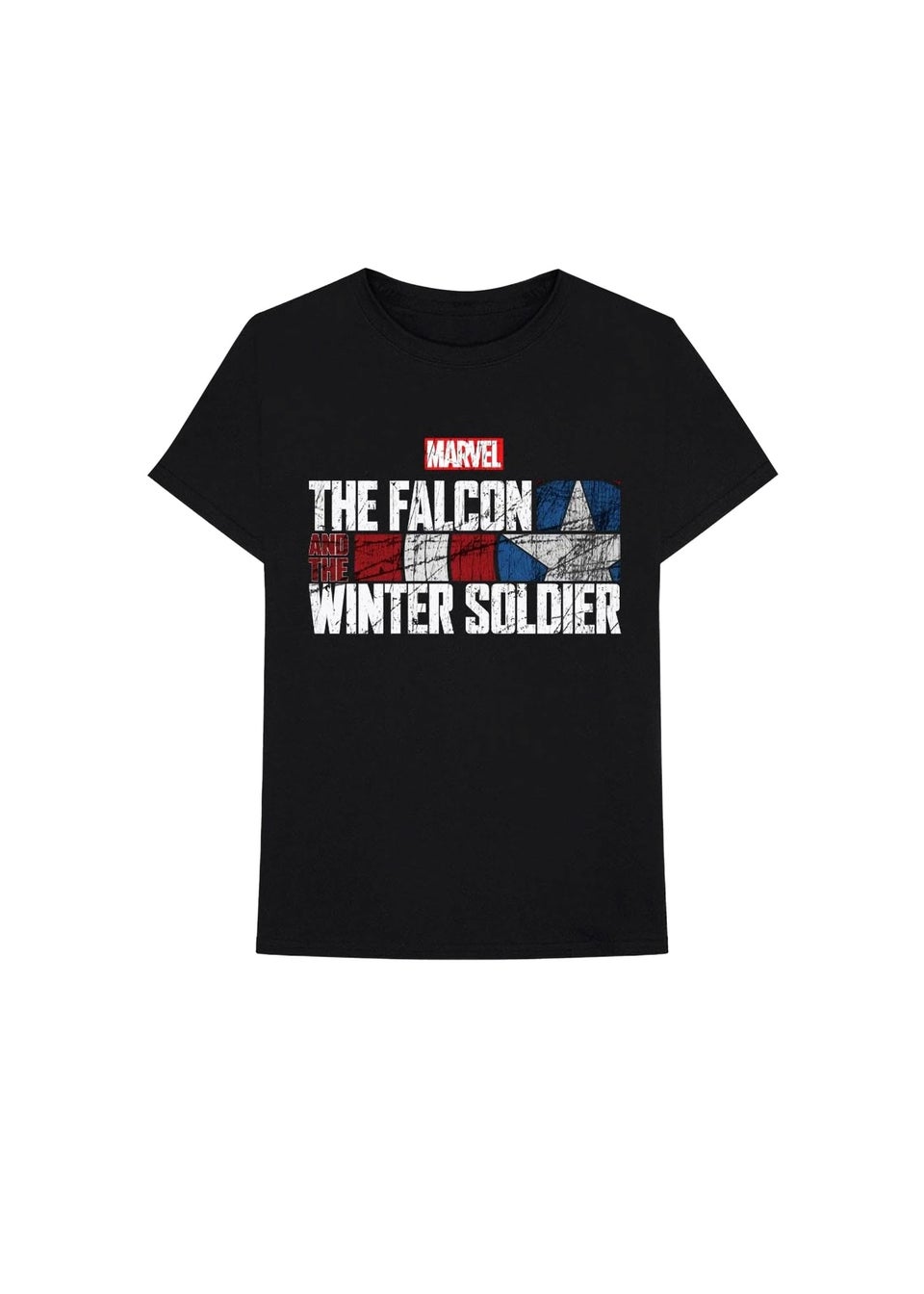 Marvel Comics Black Falcon & Winter Soldier Text Logo T-Shirt