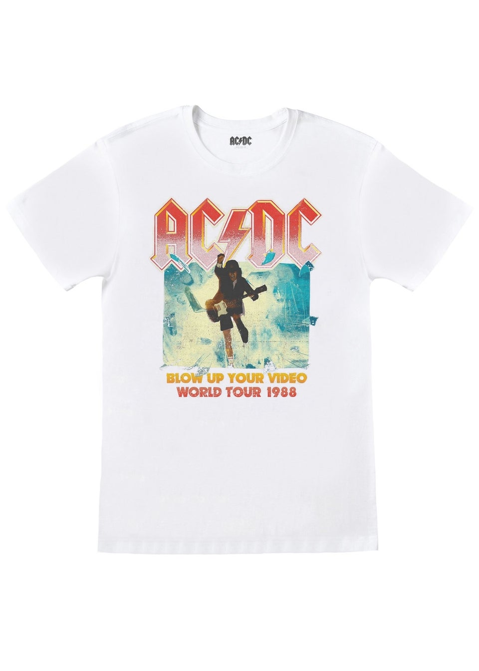 AC/DC White Blow Up Your Video T-Shirt
