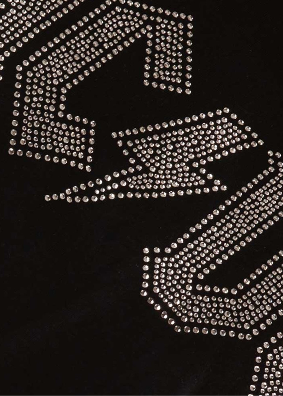 AC/DC Black Diamante Logo T-Shirt