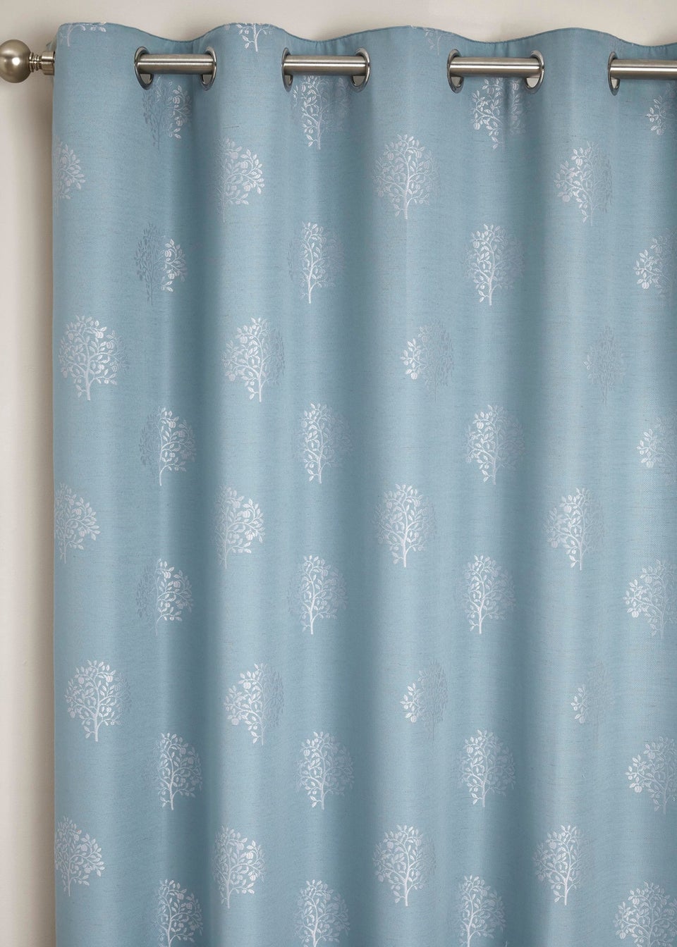 Appletree Loft Harvest Blue Eyelet Curtains