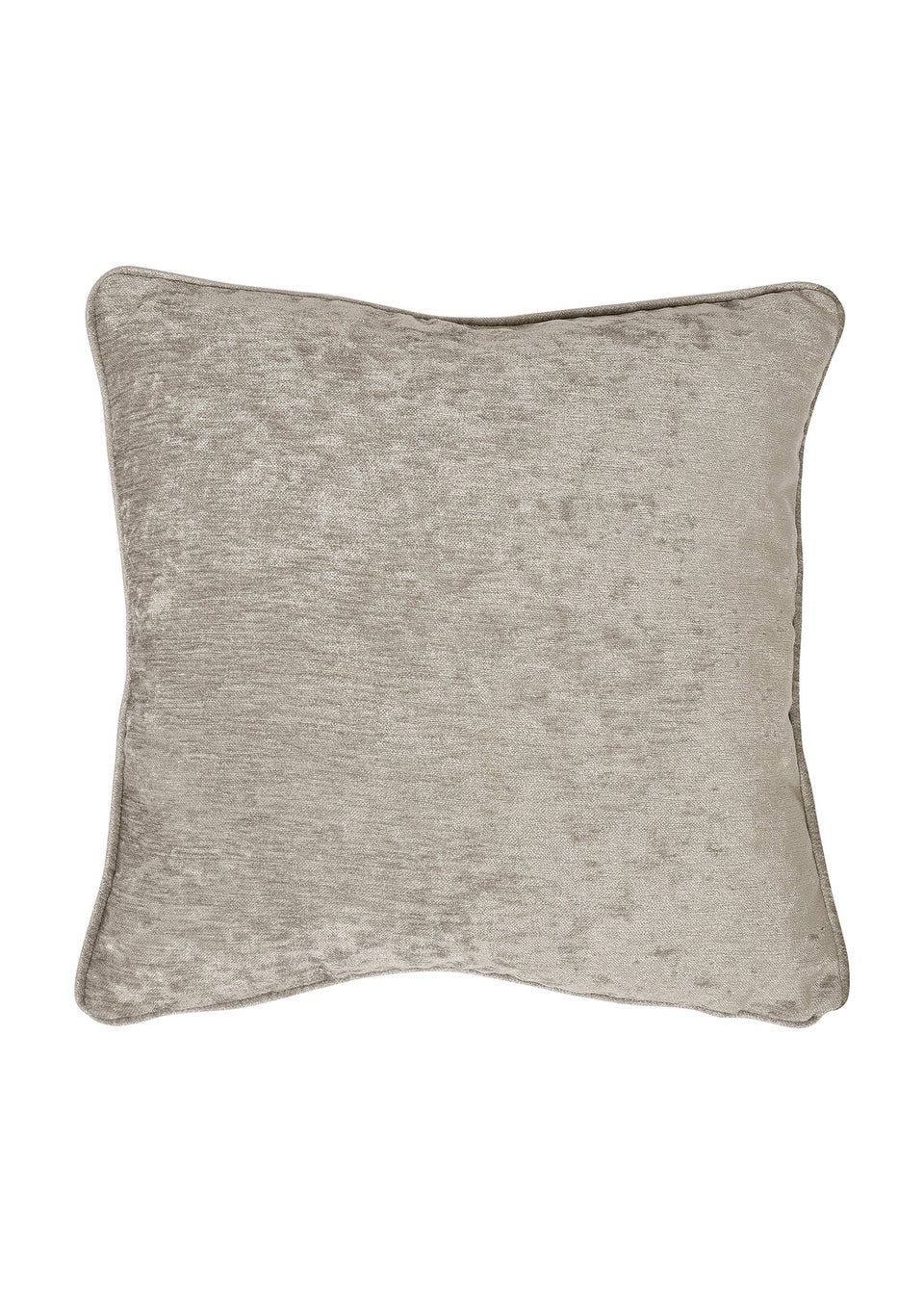 Curtina Textured Chenille Natural Filled Cushion (43cm x 43cm)