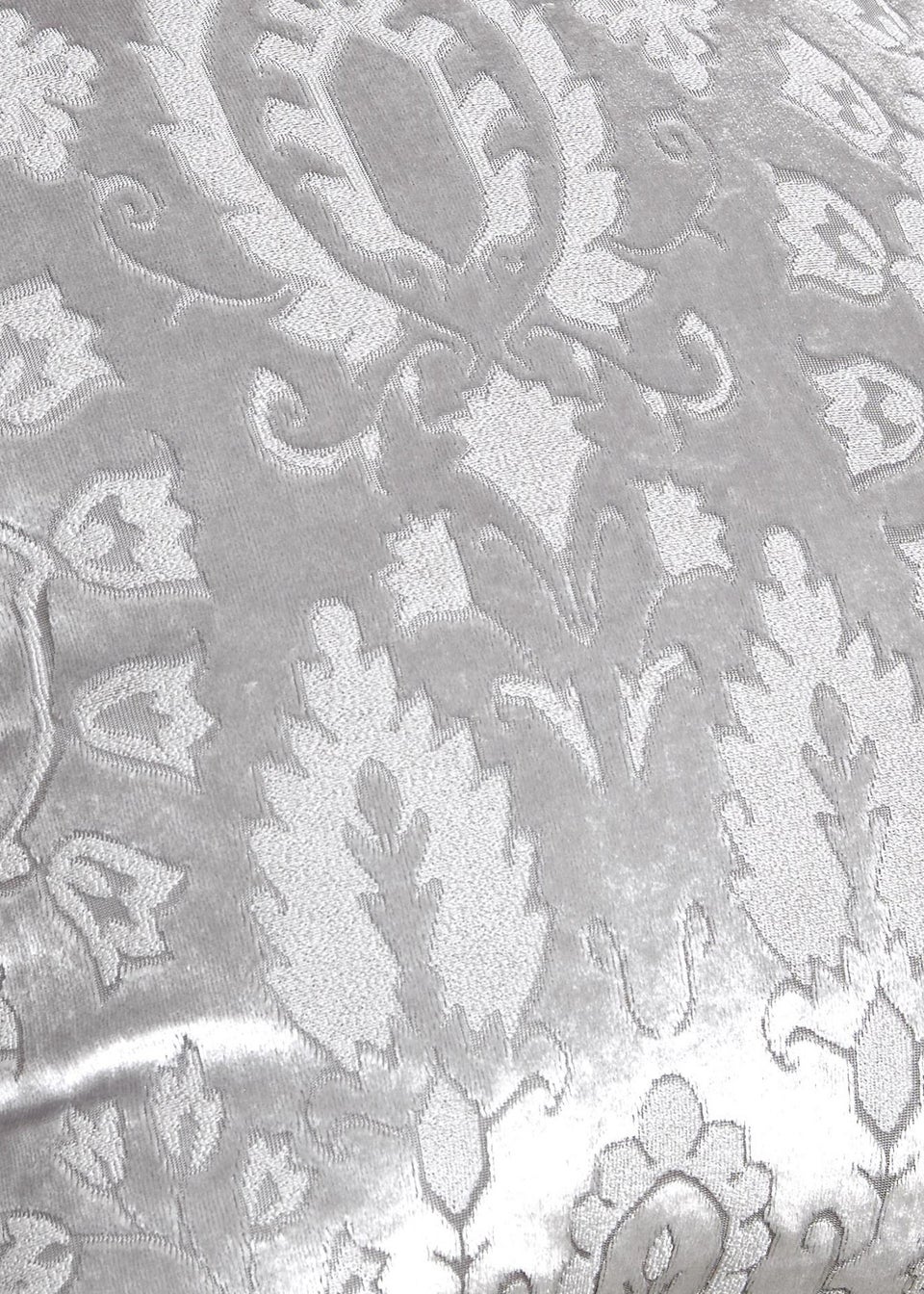 Curtina Trinity Velvet Silver Pair Of Curtain Tiebacks (66cm)