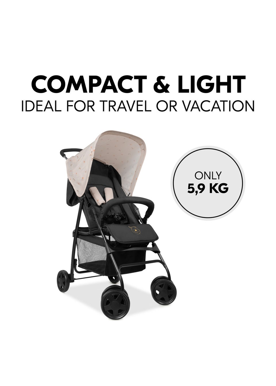 Hauck Pooh Rainbow Beige Sport Pushchair Matalan