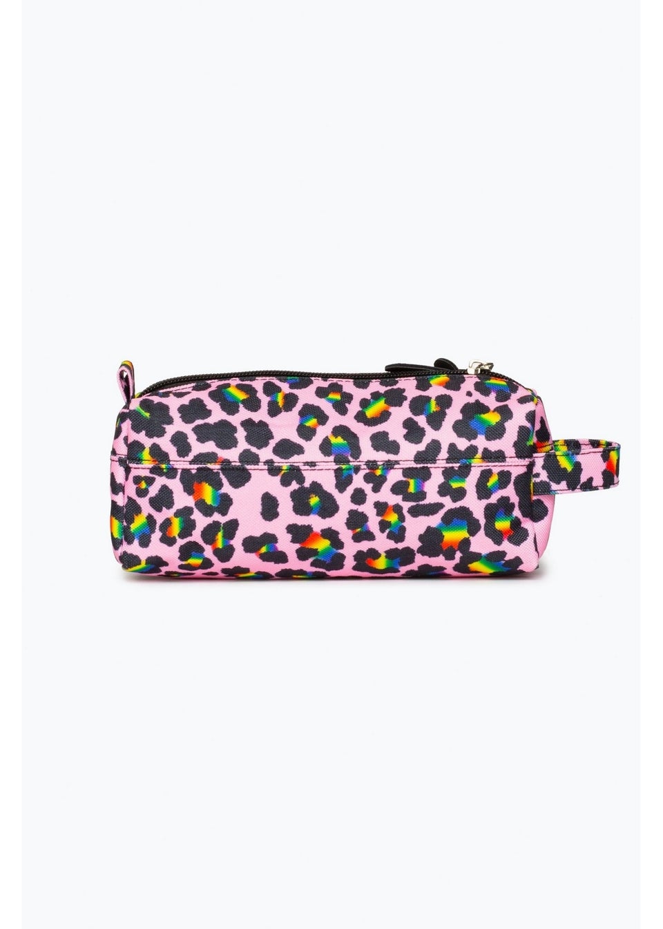 Hype Multi Rainbow Leopard Print Pencil Case