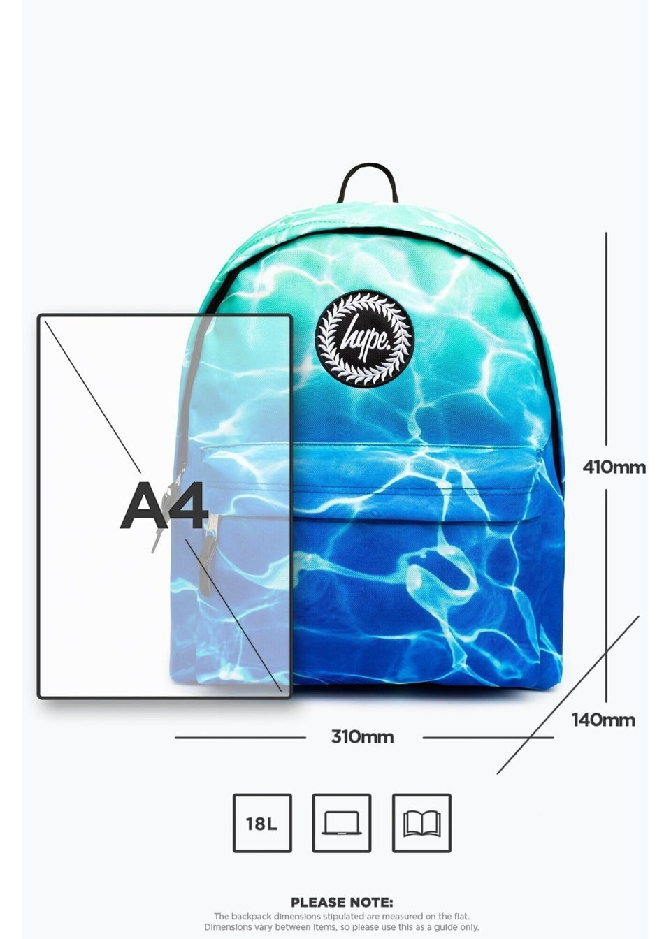 Hype Blue Pool Fade Backpack