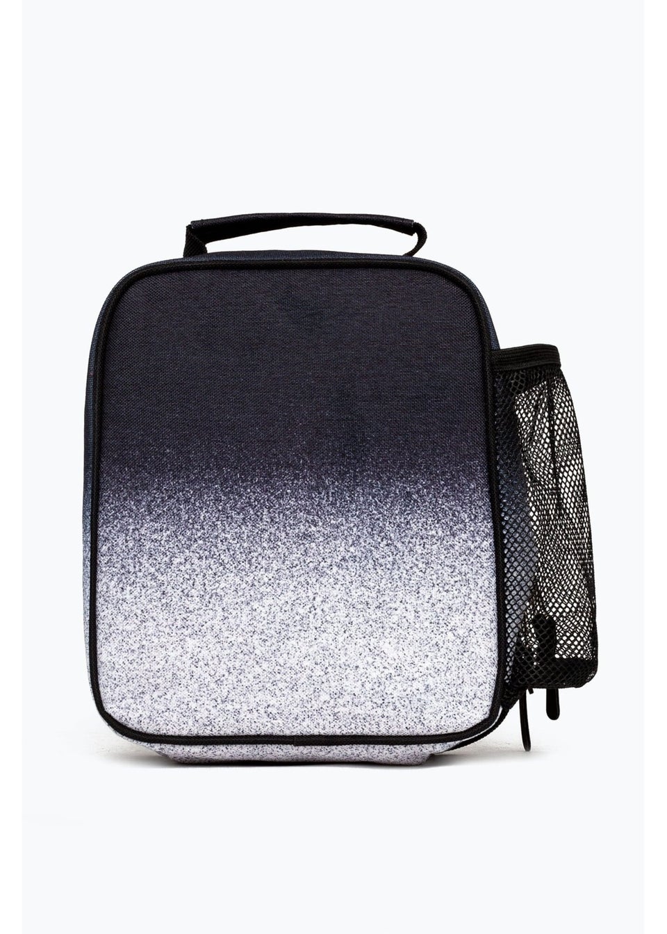 Hype Black/White Mono Speckle Fade Lunch Bag