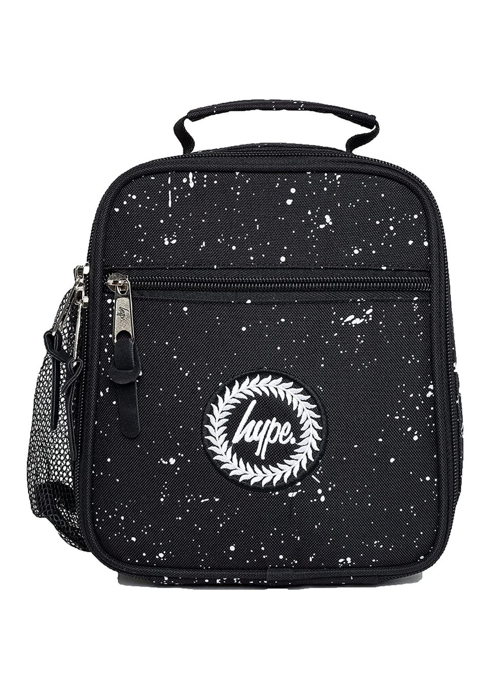 Hype Black/White Speckle Lunch Bag