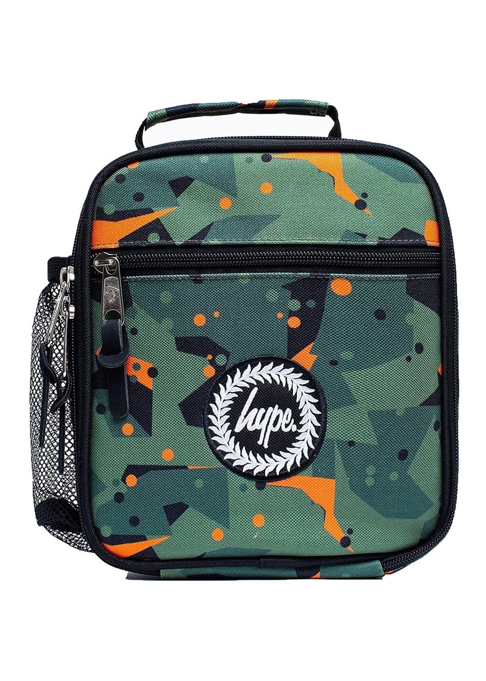 Hype Green Geo Camo Lunch Bag
