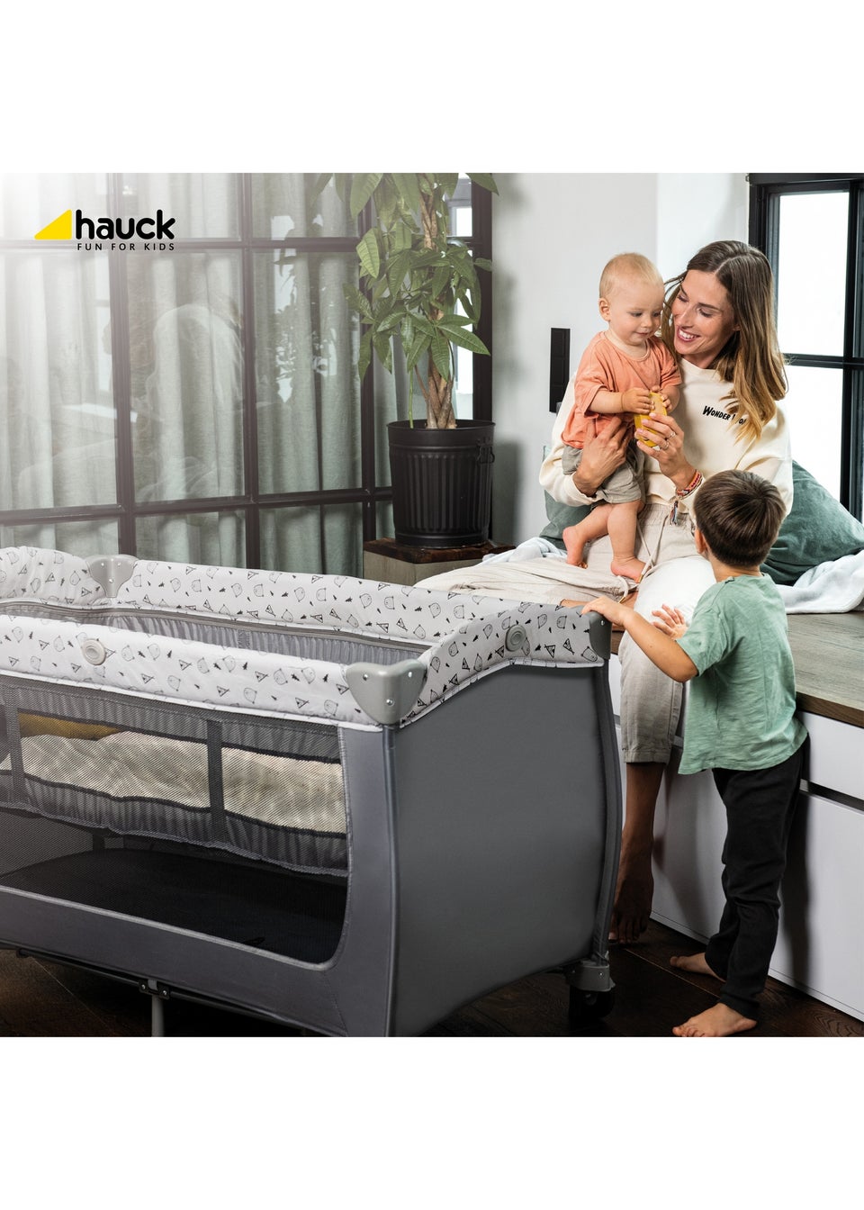Hauck Mickey Mouse Grey Sleep N Play Center Travel Cot