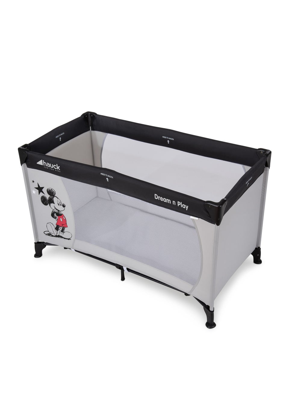 Hauck Mickey Stars Dream N Play Travel Cot