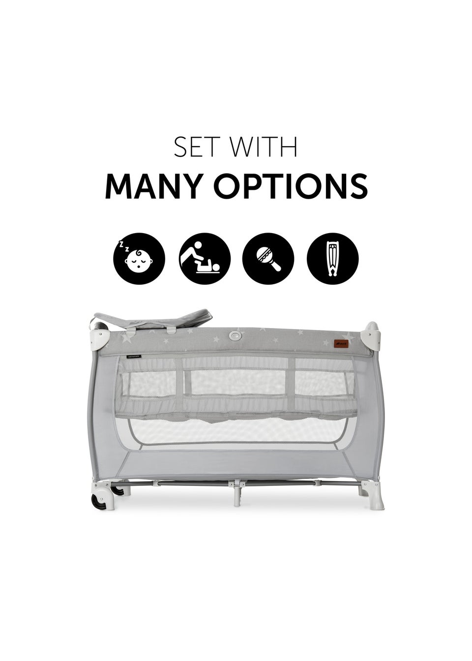 Hauck Stars Sleep N Play Center Travel Cot