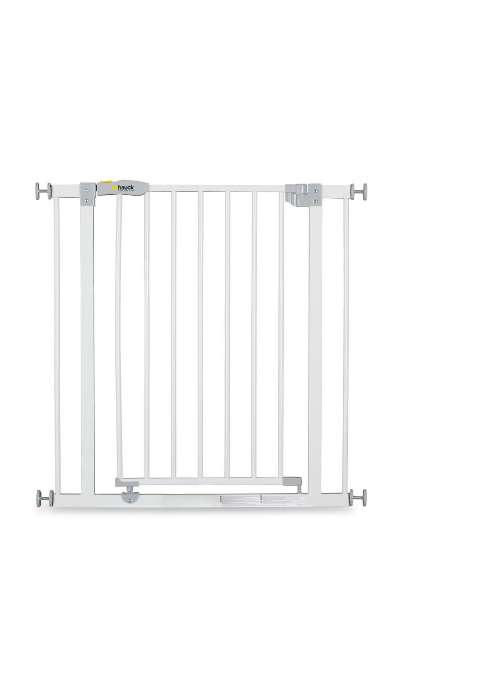 Hauck White Open N Stop Safety Gate (+ 9cm Extension)