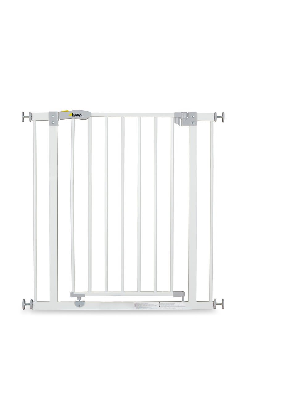 Hauck White Open N Stop Safety Gate (+ 21cm Extension)