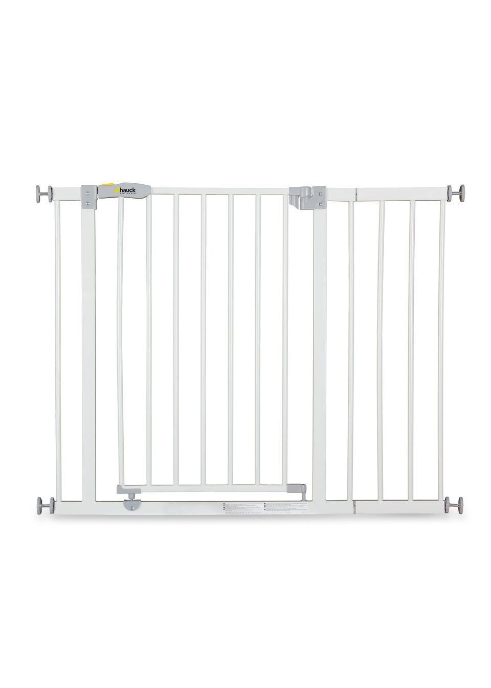 Hauck White Open N Stop Safety Gate (+ 21cm Extension)