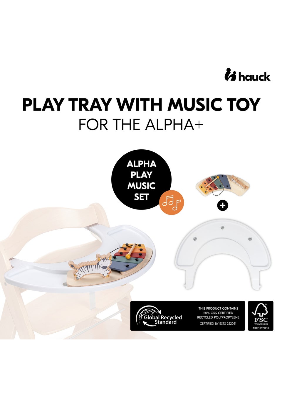 Hauck Zebra Alpha Play Music Set