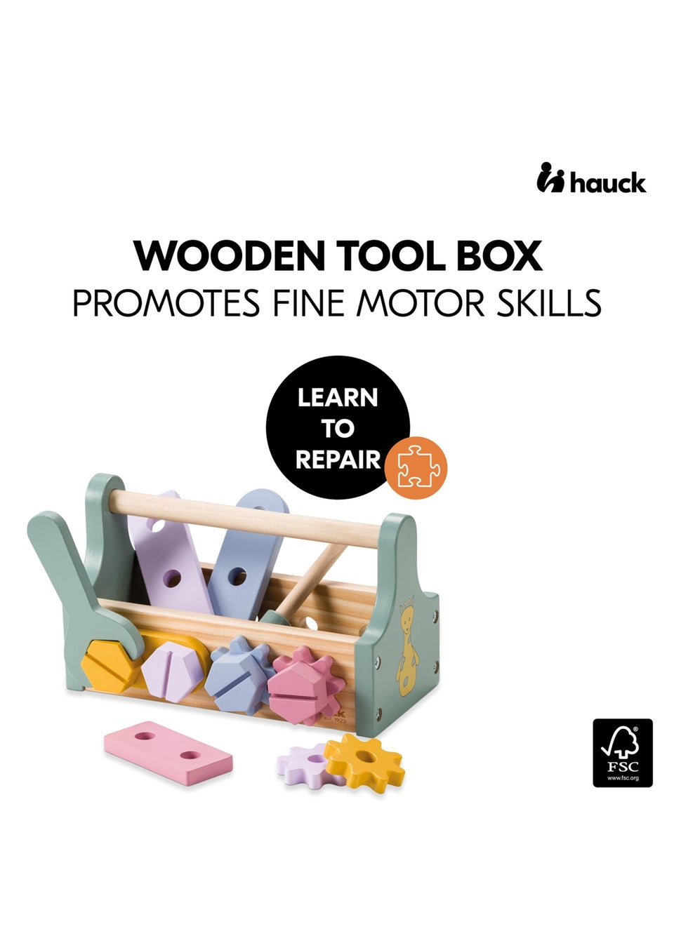 Hauck Learn to Repair Wooden Playset
