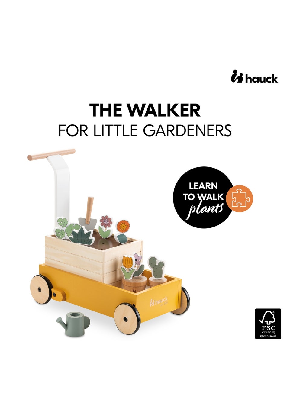 Hauck Plants Wooden Walker Learn to Walk