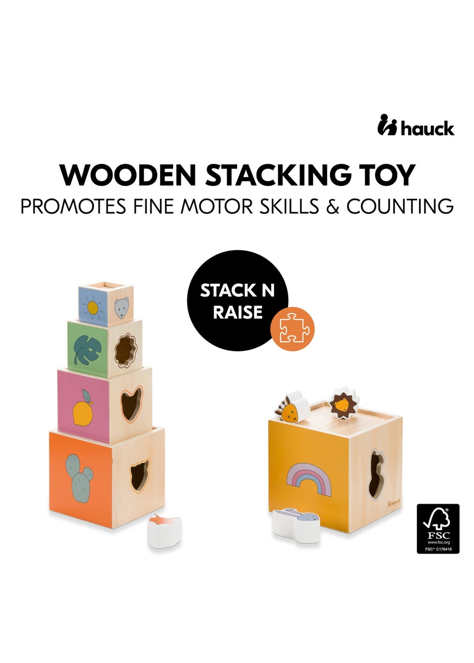 Hauck Stack N Raise Wooden Playset