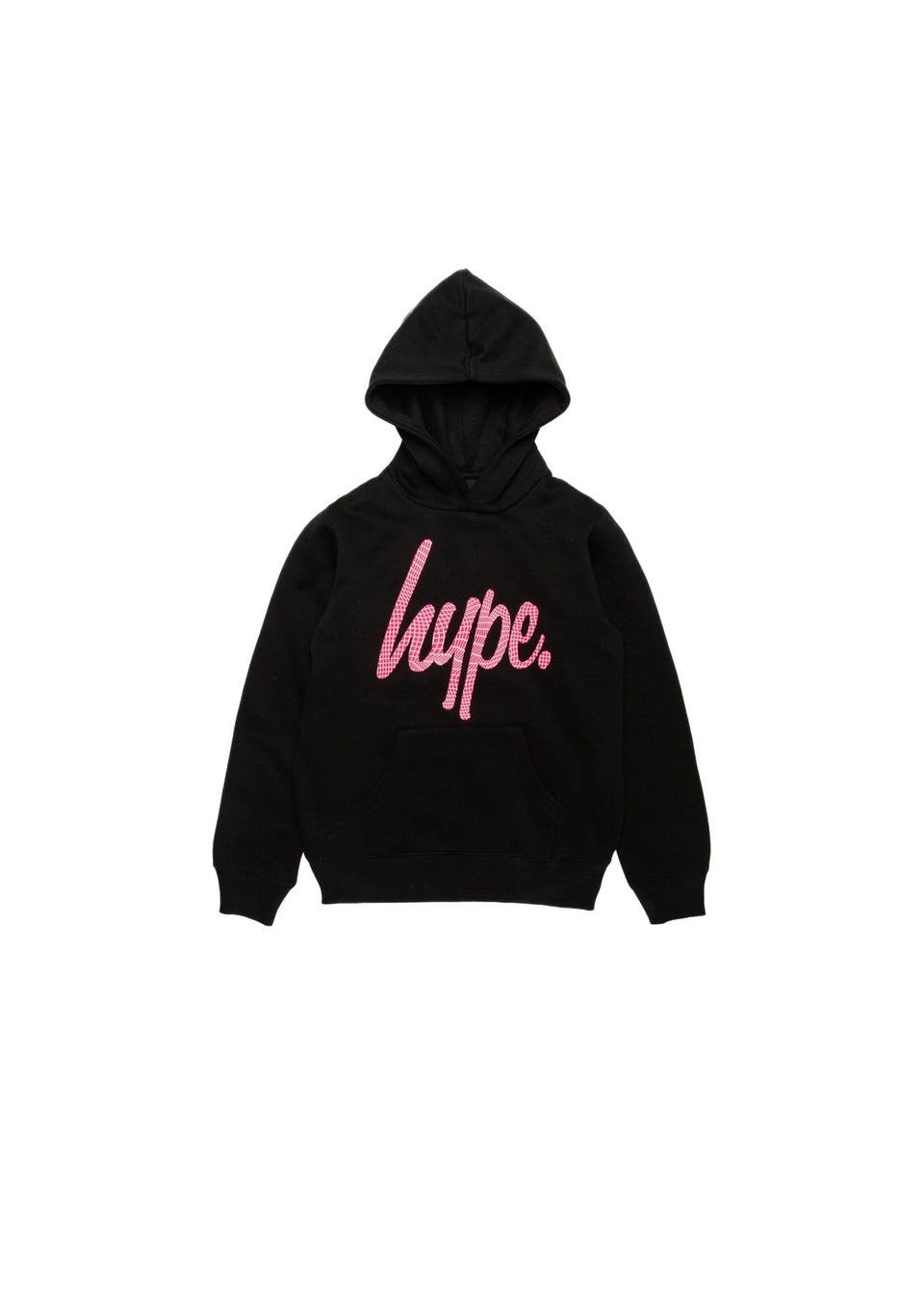 Hype Girls Black Wave Script Hoodie (5-6 yrs)