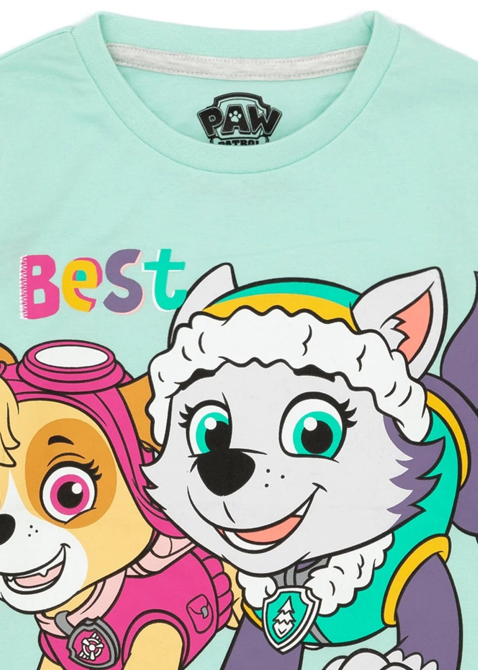 Paw Patrol Kids Teal Skye Everest Long Sleeved Pyjama Set 2 7yrs