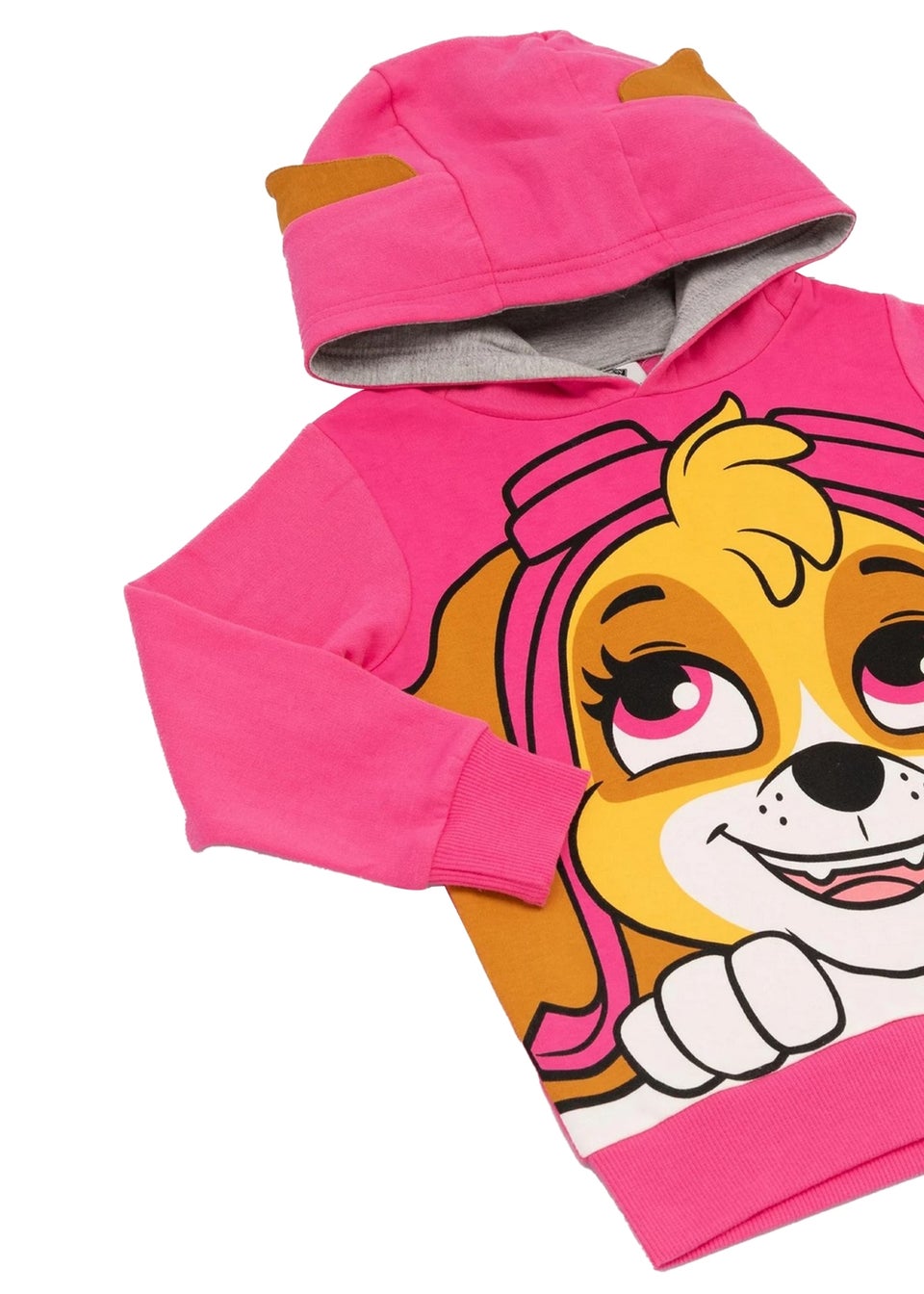 Paw Patrol Kids Pink Skye 3D Ears Hoodie (2-7yrs)